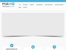 Tablet Screenshot of mahosrl.com